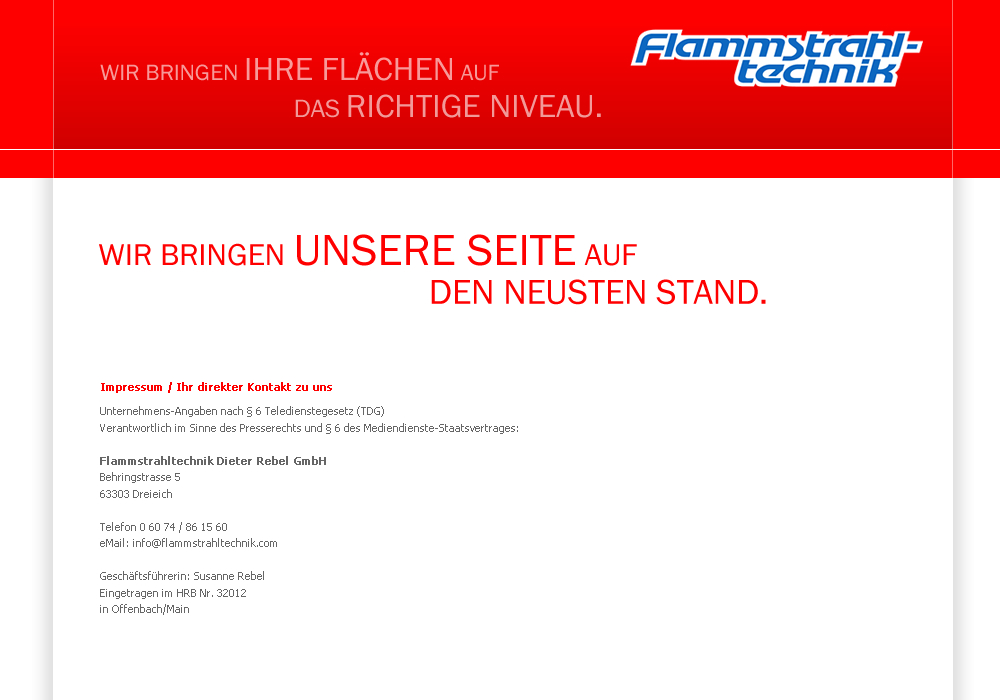 Flammstrahltechnik GmbH, Dreieich